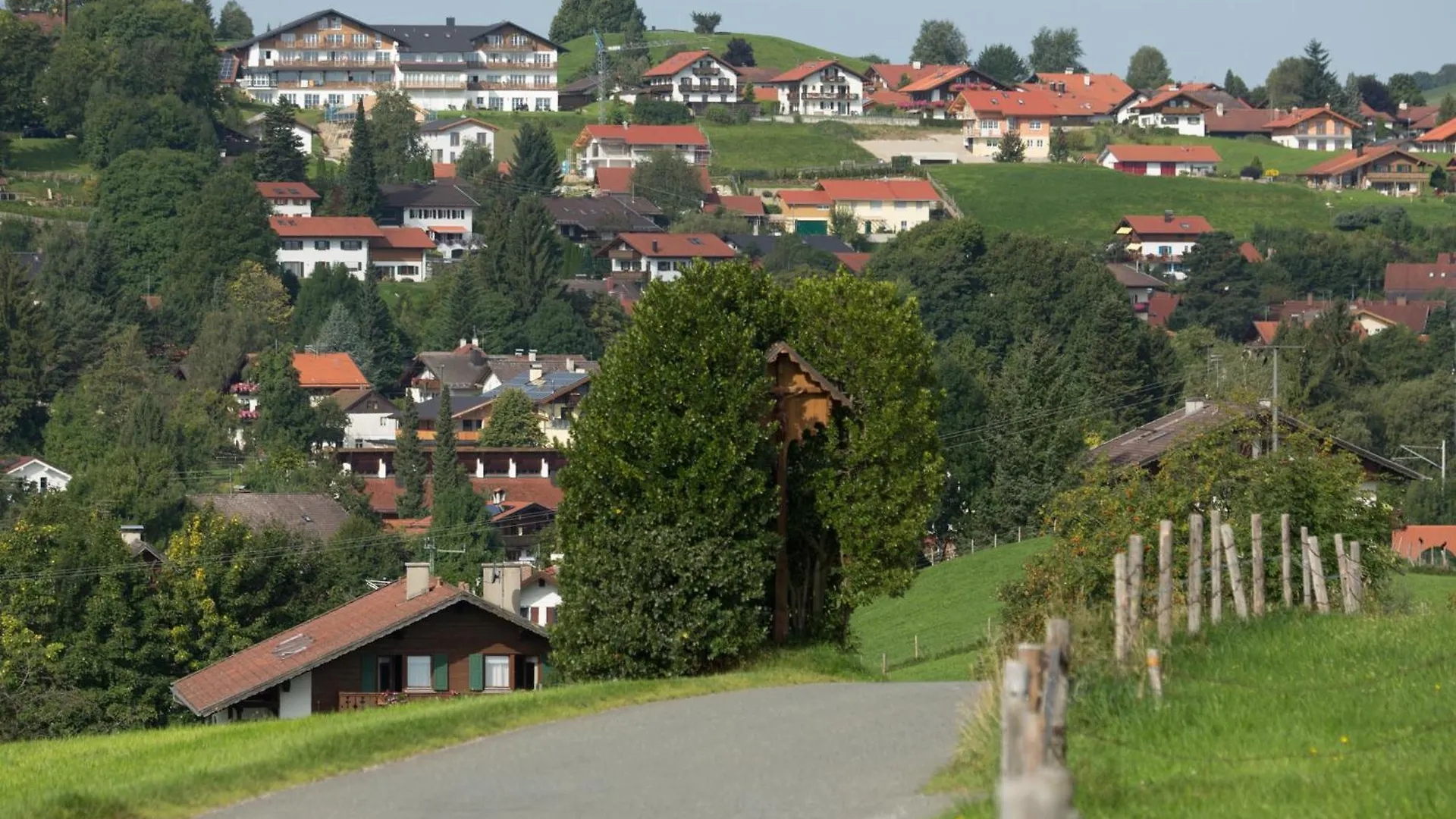 Terrasse Im Ammergau Bad Kohlgrub Tyskland